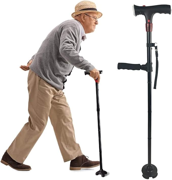 bastone da passeggio pieghevole avanzato con allarme