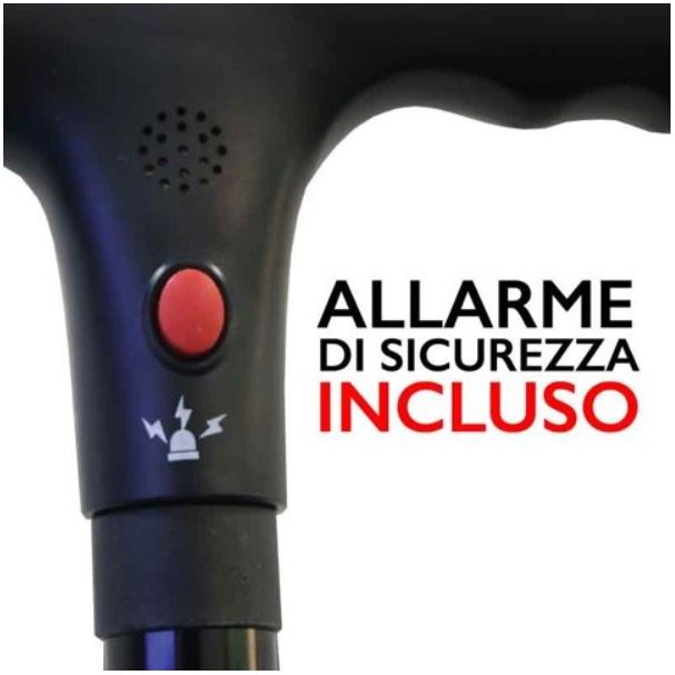 bastone da passeggio pieghevole avanzato con allarme